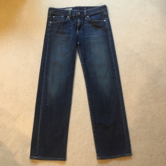 AG Simona Easy straight Leg Blue Jeans Size 27R - Picture 3 of 8